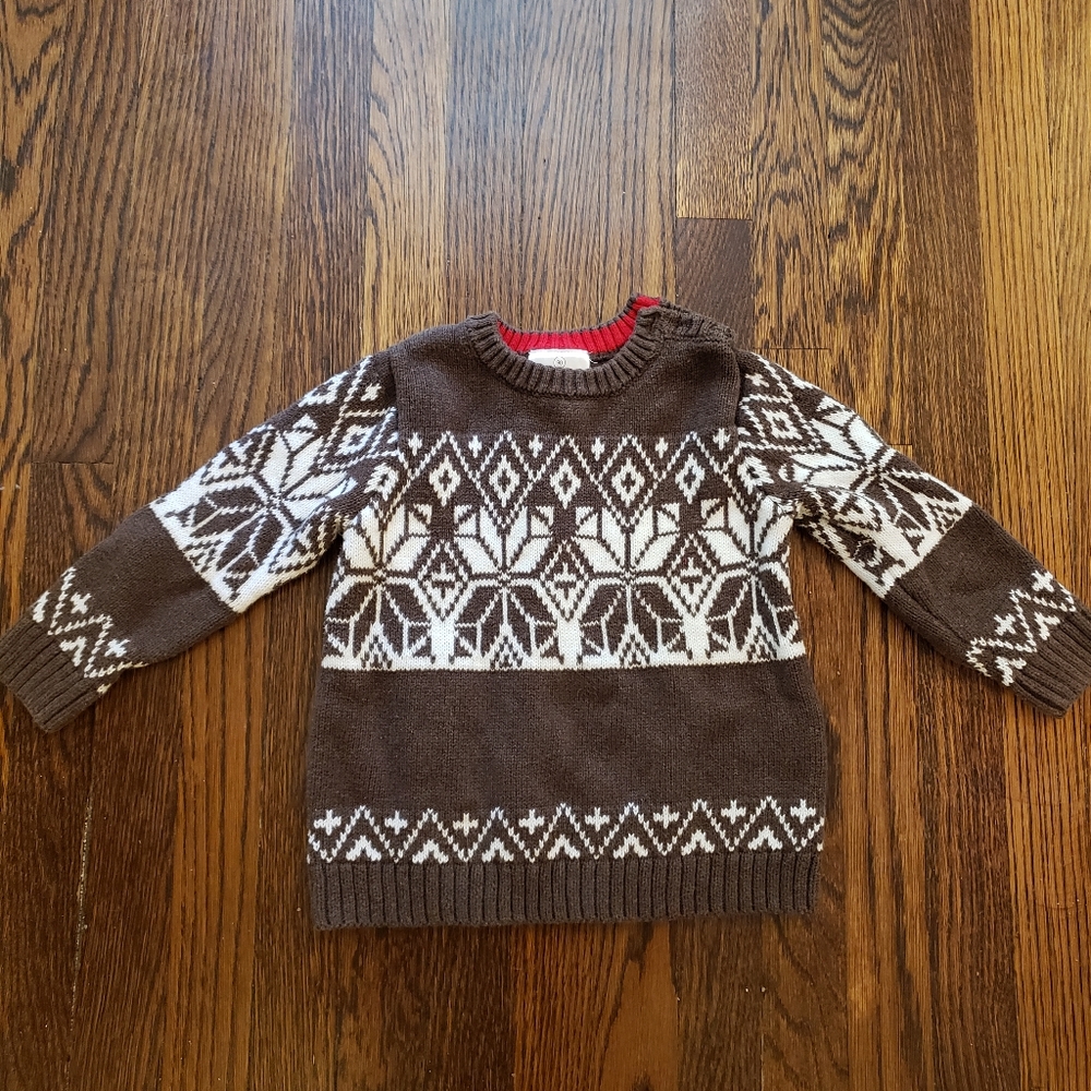 Hanna Andersson fair isle sweater 3T